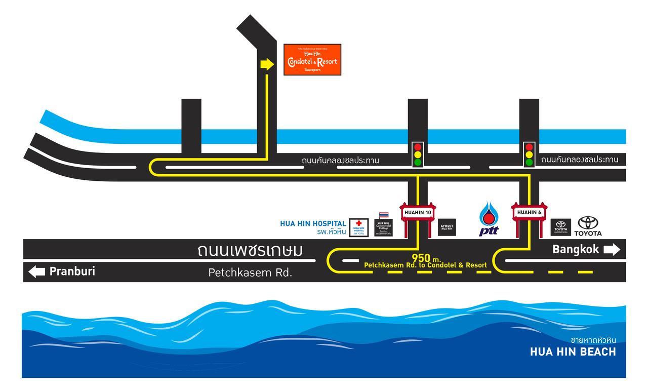 Hua Hin Condotel & Resort Taweeporn Ngoại thất bức ảnh